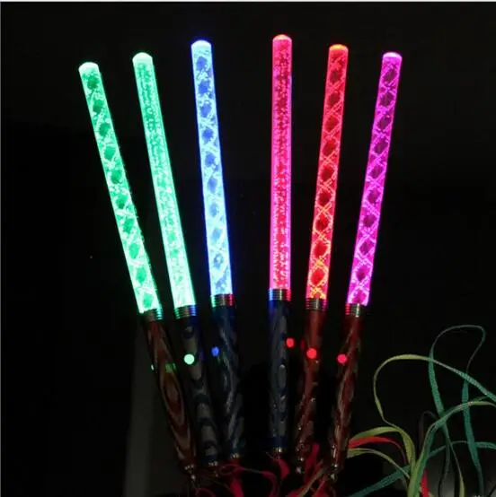 100pcs DHL 26CM Acrylic LED Glowing Sticks Glow Stick led party Acrylic