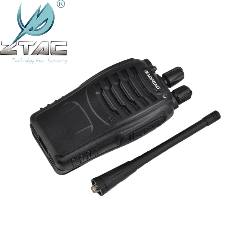 Z Tac BF 888S иди и болтай Walkie Talkie “иди 5 Вт 400 470 МГц 16CH ручной Pofung Baofeng 888 s радио