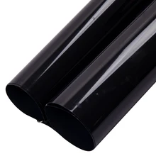 Ширина: 50 см, черные футболки из ПВХ с теплопередачей, одежда, виниловая термопленка 30 см/50 см/100 см/200 см