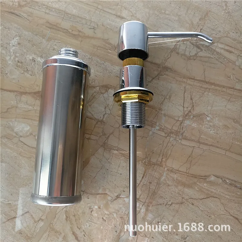 Kitchen Dispenser Polished Stainless Steel Hand Lotion Dispenser Liquid Pressed Soap Saver Kitchen Sink Soap Dispenser Set Kitchen Dispenser Polished Stainless Steel Hand Lotion Dispenser Liquid Pressed Soap Saver Kitchen Sink Soap Dispenser Set