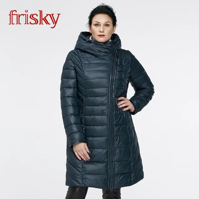 Best price at $102 Cheap 2016 Frisky The New Female Thick Winter Parka High Quality Rex Fur Collar Brand Fashion Casual Jacket 2015 Down Jacket FR-8057