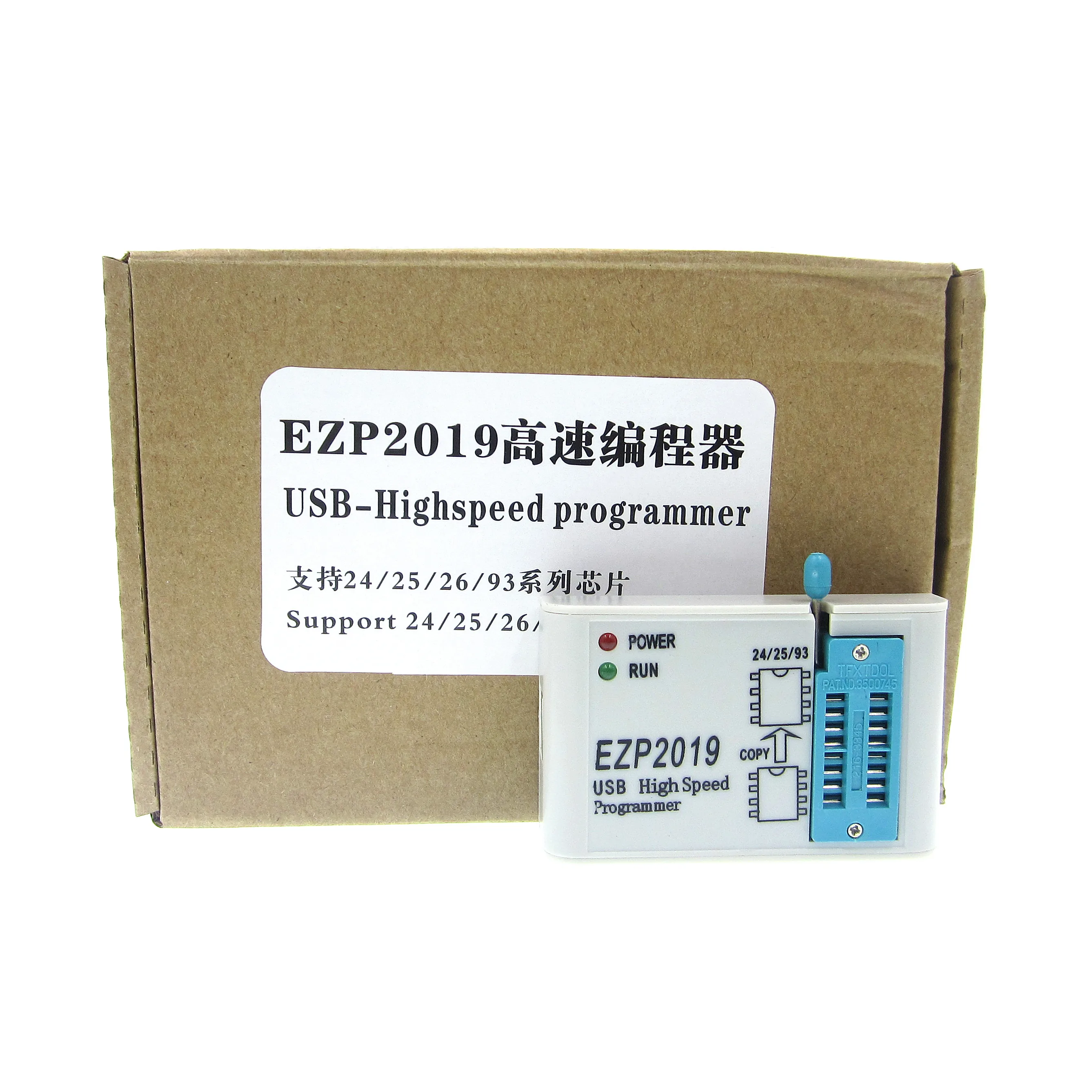 Высокоскоростной USB программатор EZP2019 с 6 гнездами Поддержка 24 25 26 93 EEPROM flash bios Чип