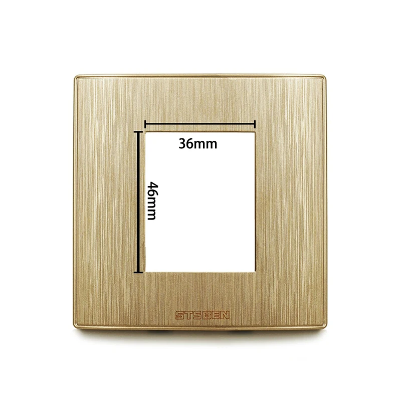 Golden Color 2 Slot Blank Wall Panel new pic 2
