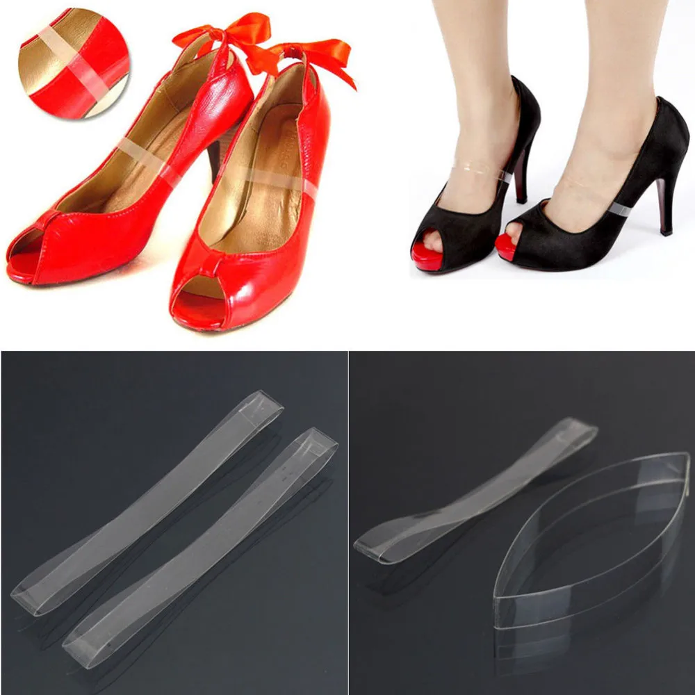 Zapatos Beam La Zapato 100 Anti Cordón Pares Silicona Running Correa Transparente Tacón Alto De Invisible Danza Para RnTqSw