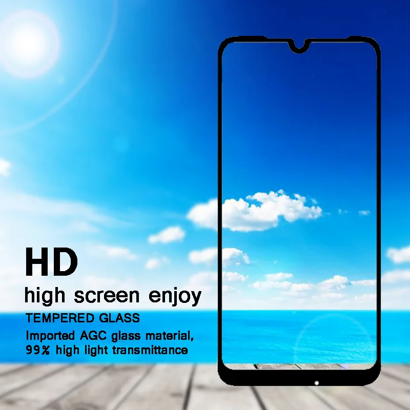 Nicotd 2PCS Glass For Xiaomi Redmi 7 Full Coverage Film 2.5D For Redmi Note7 Pro Tempered Glass Explosion proof Screen Protector (6)