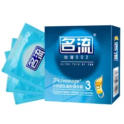 Mingliu ультратонкие презервативы для Мужчин Латекс гладкой смазкой condones безопаснее пенис рукав презервативы Секс продукт 3 шт