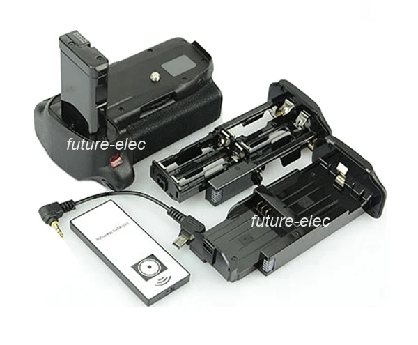 

2-Step Vertical Power Shutter Battery Handle Hand Grip Pack For Nikon D3100 D3200 D3300 D5300+ Remote Control+ AA Battery Holder