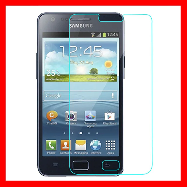 10 шт./лот 2.5D Закаленное стекло для Samsung Galaxy S2 9H Высокое качество Взрывозащищенная