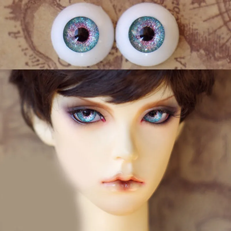 

Blue and pink bjd doll eyes for 1/3 1/4 1/6 BJD Dolls toys sd eyeball 8mm 16mm 18mm 20mm Acrylic EYEs with handble for dolls