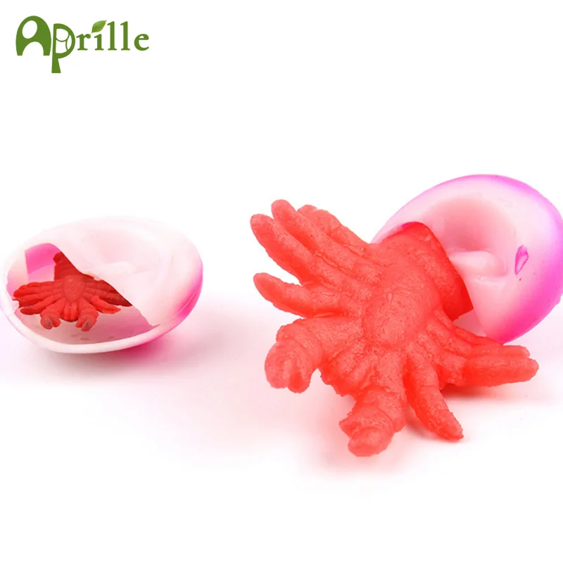 

10pcs Conch Hermit Crabs Sea Baby Animal Crystal Soil Mud Orbits Growing In Water Beads Ball Orbiz For Aquarium Aqua Decorative
