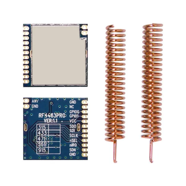 6 шт./лот RF4463PRO-встроенный 433 мГц | 868 мГц низкое энергопотребление Беспроводной Малогабаритный передатчик и приемник RF FSK/ GFSK модуль