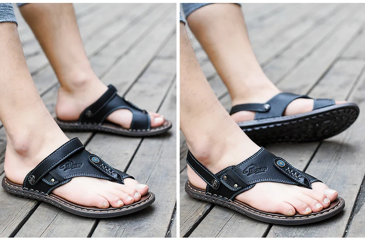 Для мужчин сандалии Новинка Летняя обувь Для мужчин вьетнамки на плоской подошве с молнией Для мужчин пляжные обувь, Тапочки Для мужчин; Sandalias Hombre; большие размеры 38-46
