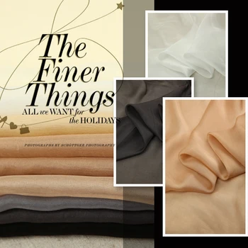 

Pure silk anti-wrinkle chiffon fabric cloth