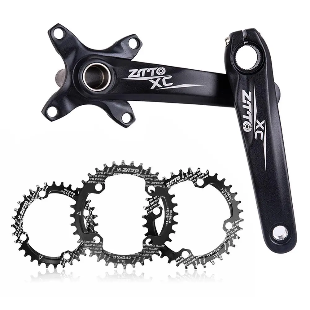 

NEW MTB Mountain Bike Bicycle Left Right Crank Arm Crankset Bicycle Chainwheel Chainring