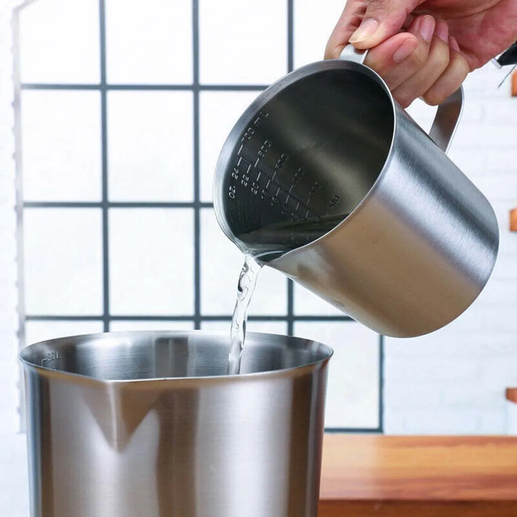 Измерение 304 пенозбиватель для молока из нержавеющей стали чашка для кофе латте художественный Тип посуда для кофе эспрессо мерные чашки