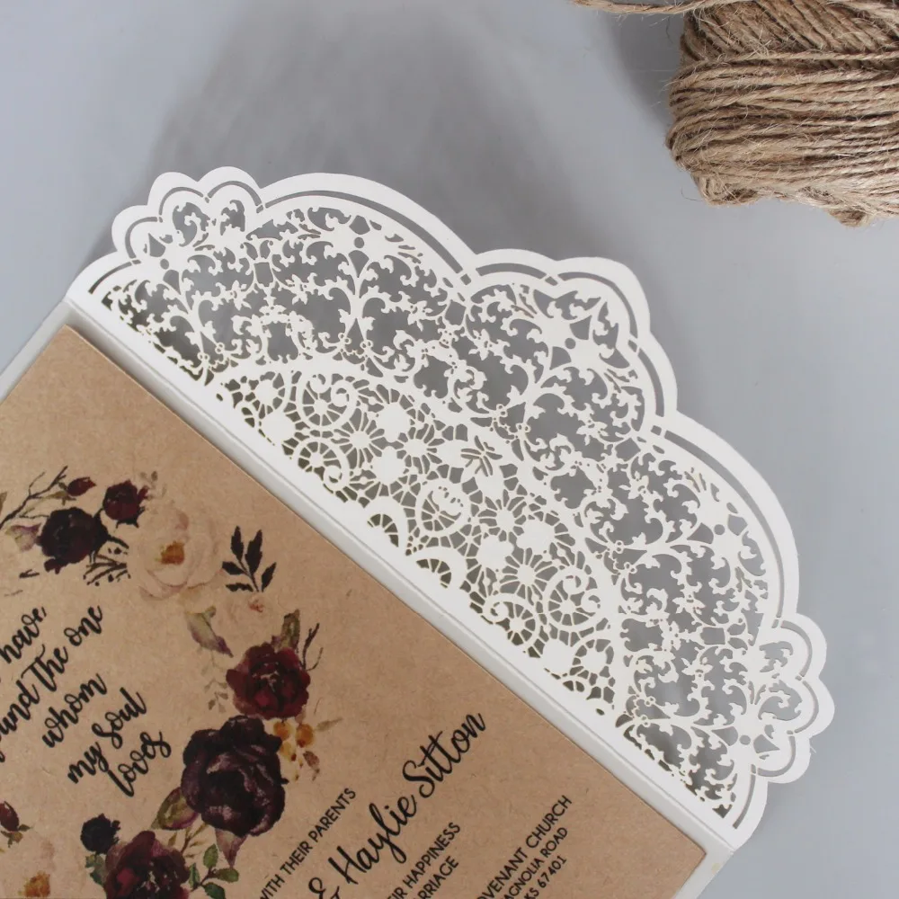 Laser Cut Invitations for Wedding