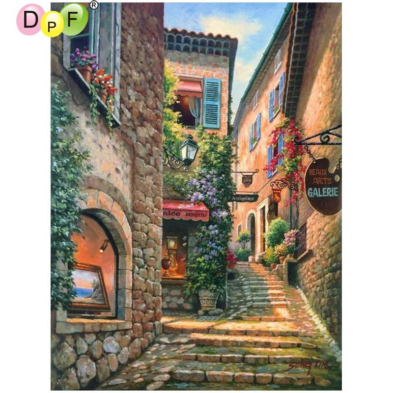 

DPF alley 5D diamond mosaic square home deco diamond embroidery diamond painting cross stitch crafts needlework wall painting