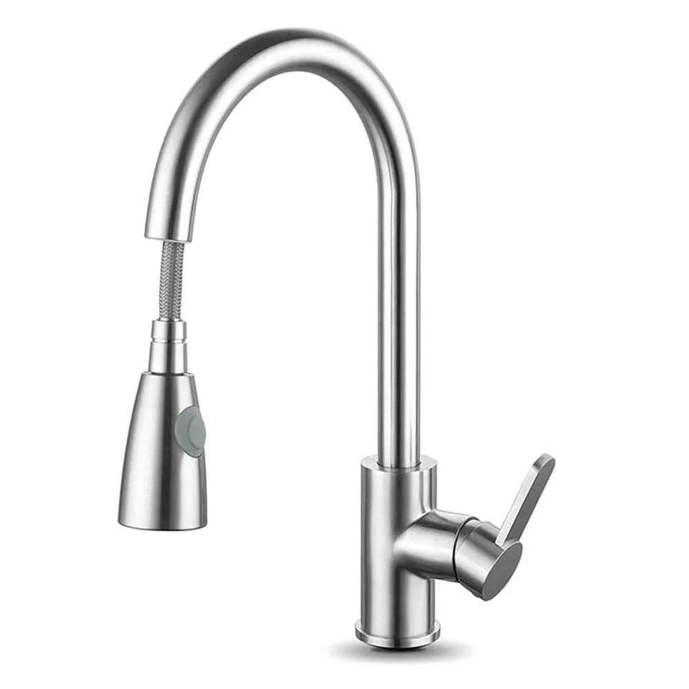 

Pull Out Faucet Tap Kitchen Basin Sink 360 Degree Rotation Hot Cold Water Mixer J2Y