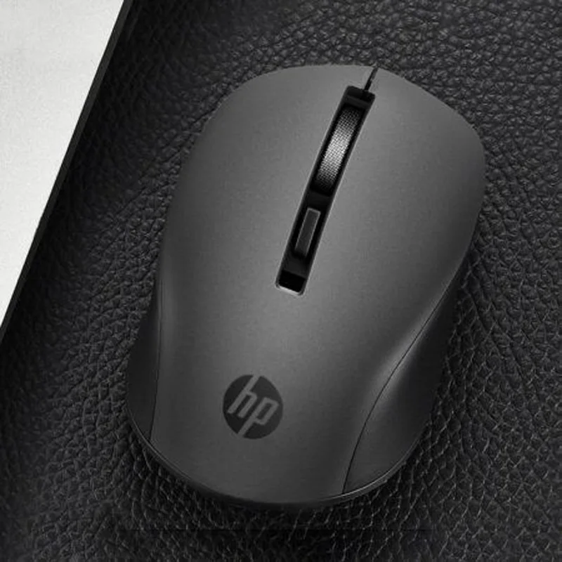 Черная Беспроводная Мышь hp 2,4G для настольного ноутбука, оптическая мышь 1600 точек/дюйм, улучшенная невидимая беззвучная игровая новая мышь S1000 дропшиппинг