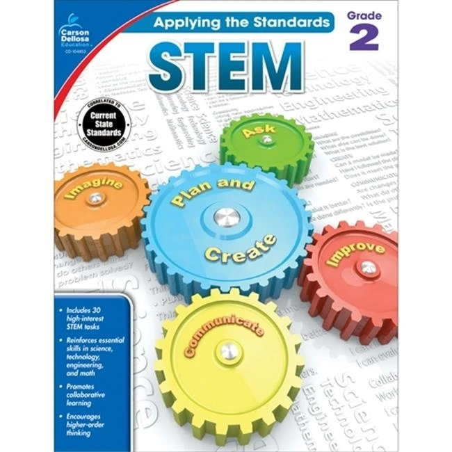Carson Dellosa CD-104853 Stem Book Grade 2