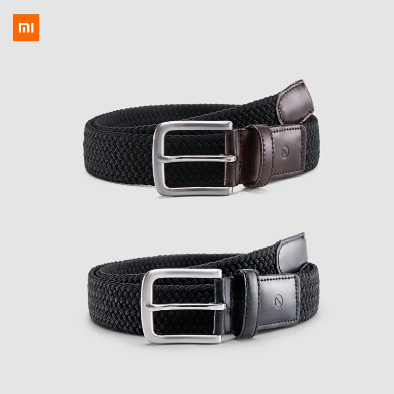 Новый эластичный плетеный ремень Xiaomi Mijia Youpin с пряжкой Обеспечивает регулировку
