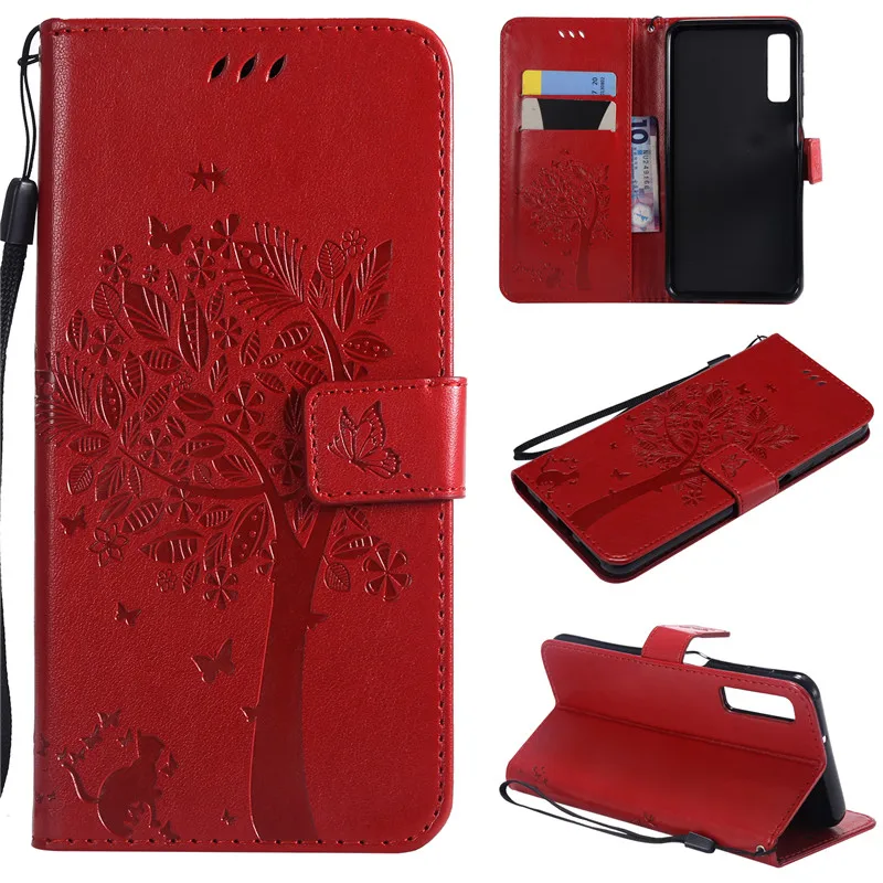Flip Leather Case For Samsung Galaxy A7 2018 A750 Phone Case For Samsung A7 2018 Pattern Luxury Wallet Cover Stand Phone Cases (8)
