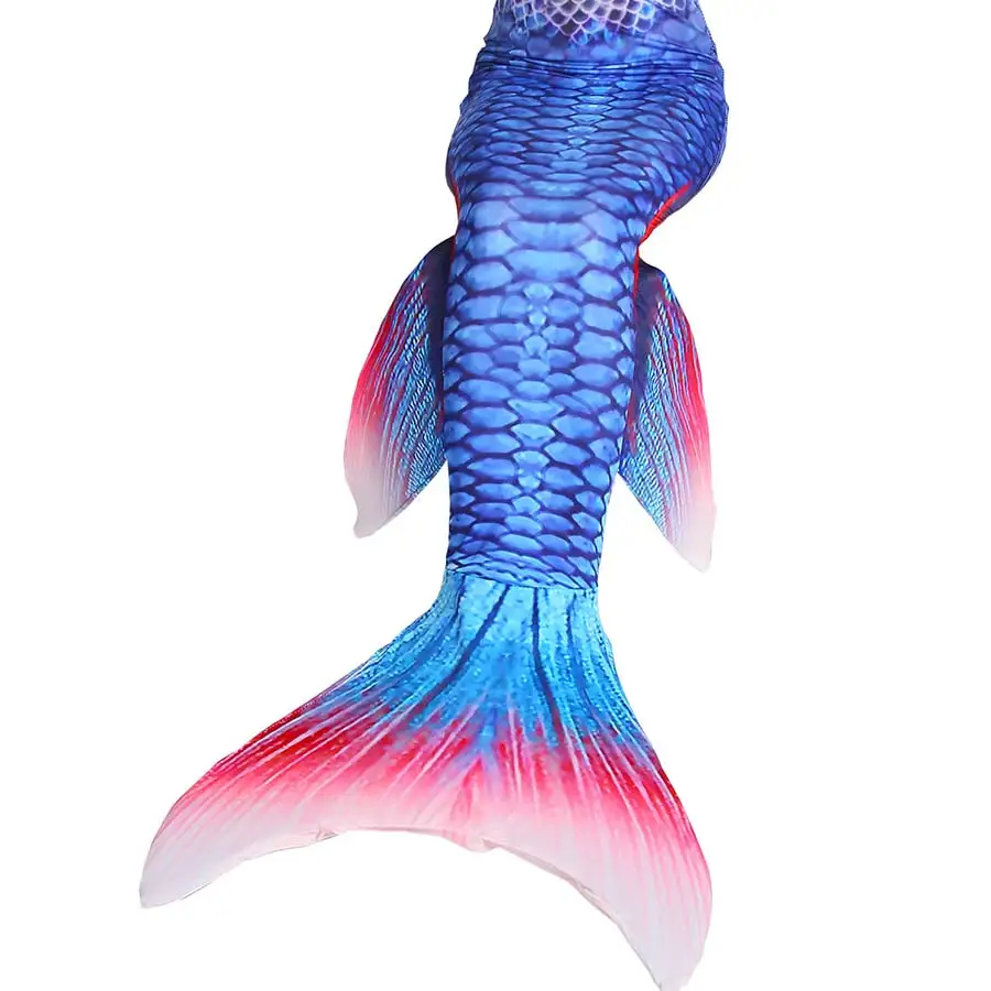 

Newest Kids Girl Swimmable Little Mermaid Tail Costume Spandex Girls Kid Mermaid Tails Adult Swimming Children Cosplay Blue