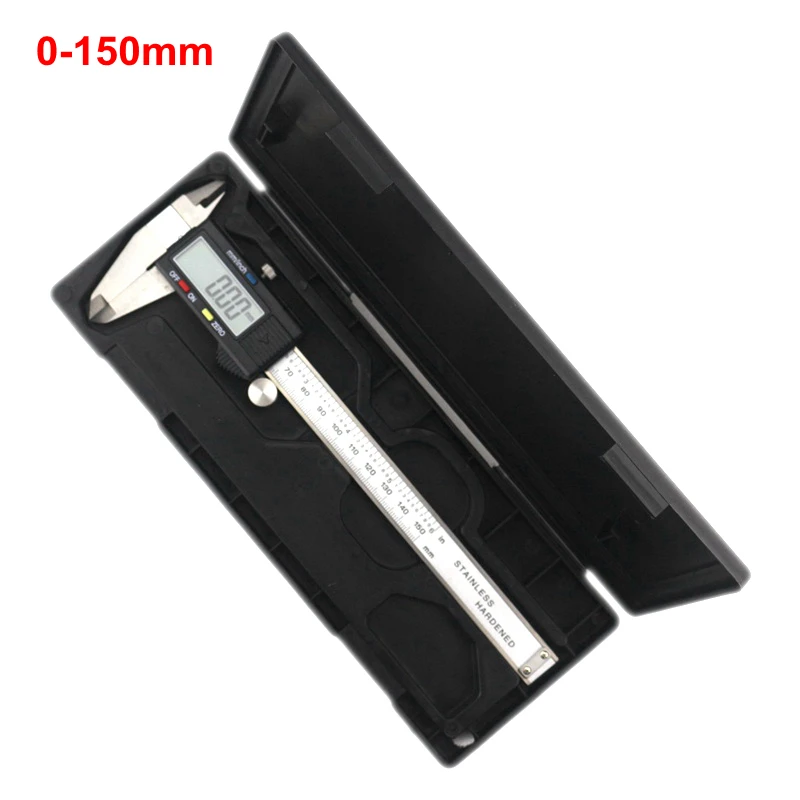

0-150mm Digital Vernier Caliper Gauge Micrometer Paquimetro Electronic LCD Measuring Tool Caliper