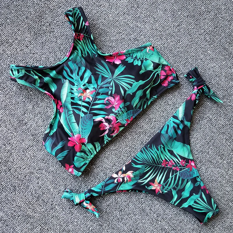 

High Neck Bikini Swimwear Women Swimsuit 2019 Push Up Monokini Sexy Bathers Bathing Suit Female Beach Wear Indoor Swimming Suit
