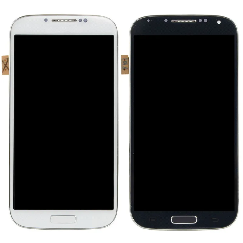 

High Qualituy White Blue LCD Display Digitizer + Frame Assembly For Samsung Galaxy S4 I545 L720 VA439 T41