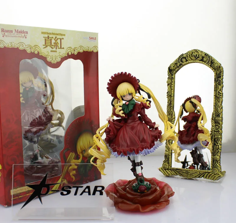 Бесплатная доставка 7 &quotRozen Maiden Reiner Rubin с зеркалом 1/8 шкала в коробке 18 см ПВХ