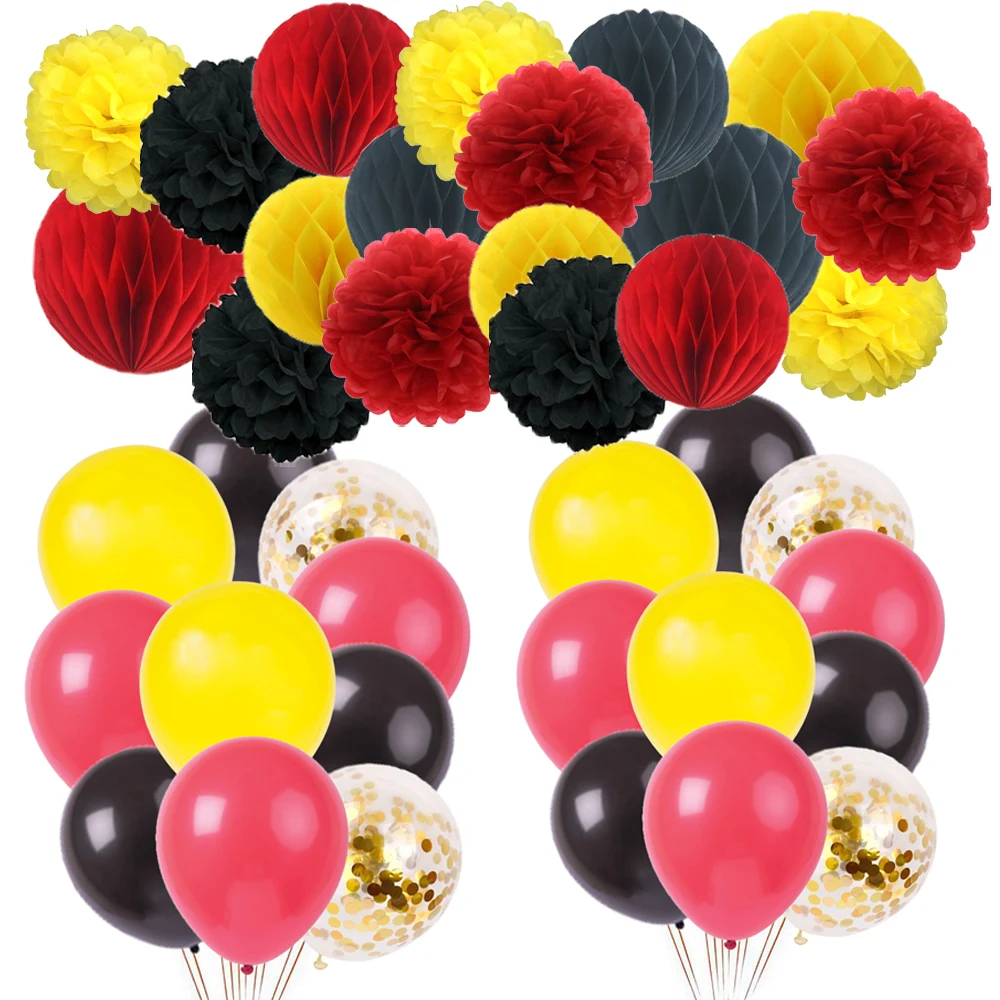 Украшение для вечеринки набор Globos Festa цветная бумага Гирлянда сотовые шары