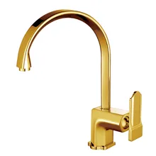 2017 großhandel Neuankömmling Golden/Weiß/Chrom/Schwarz Exklusive Küche Wasserhahn Moderne Stil Swivel Waschbecken Mischbatterien