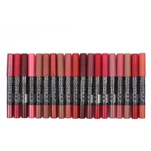 Водостойкая стойкая помада MN Kiss Proof, карандаш, косметика, 19 цветов, фирменная новинка, в коробке, макияж губ, 120 шт./лот, DHL