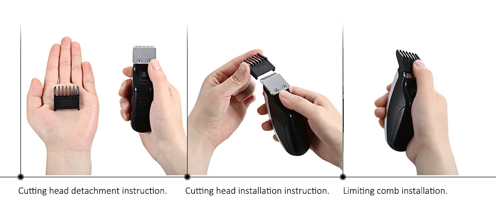 Kemei KM - 666 Haircut Styling Razor Mini Tool Electric Hair Clipper Beard Trimmer