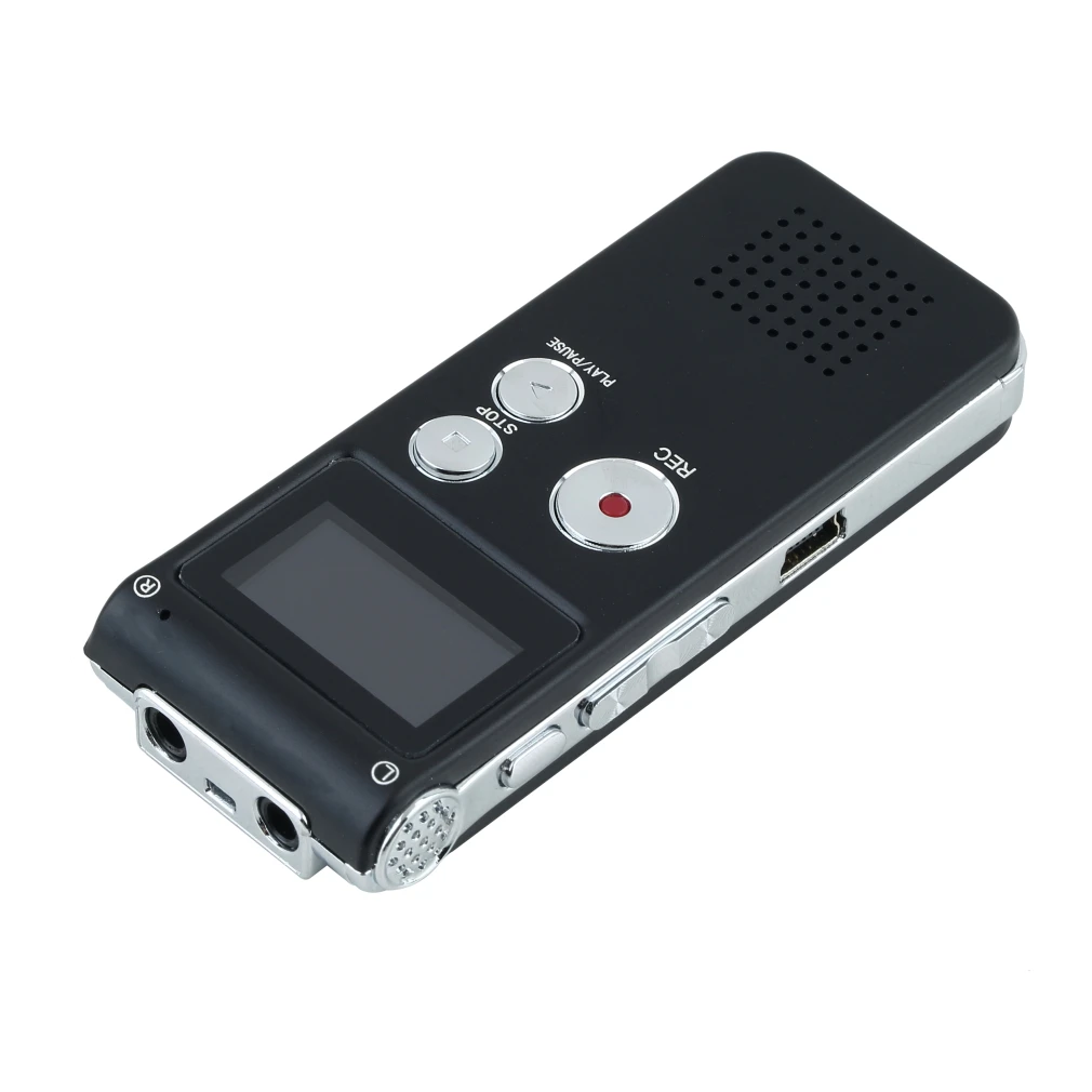 Digital Voice Recorder 8GB Memory with Digital LCD Display Voice/Audio Recorder with Microphone Dictaphone with U Disk Function