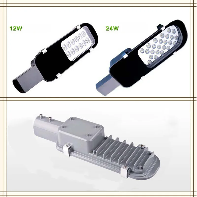 Светодиодный уличный светильник s 12 Вт 24 Вт дорожный светильник водонепроницаемый IP65 DC 12 В светодиодный уличный светильник Промышленный светильник уличный светильник