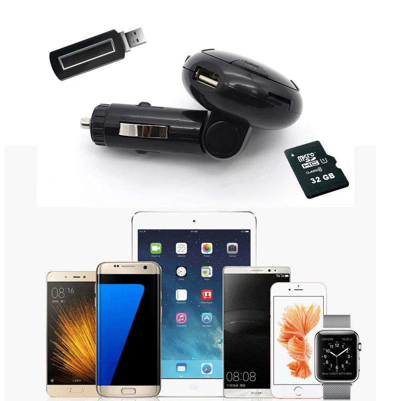 Bluetooth Car mp3 player car stereo host plug - in card U disk radio speaker1