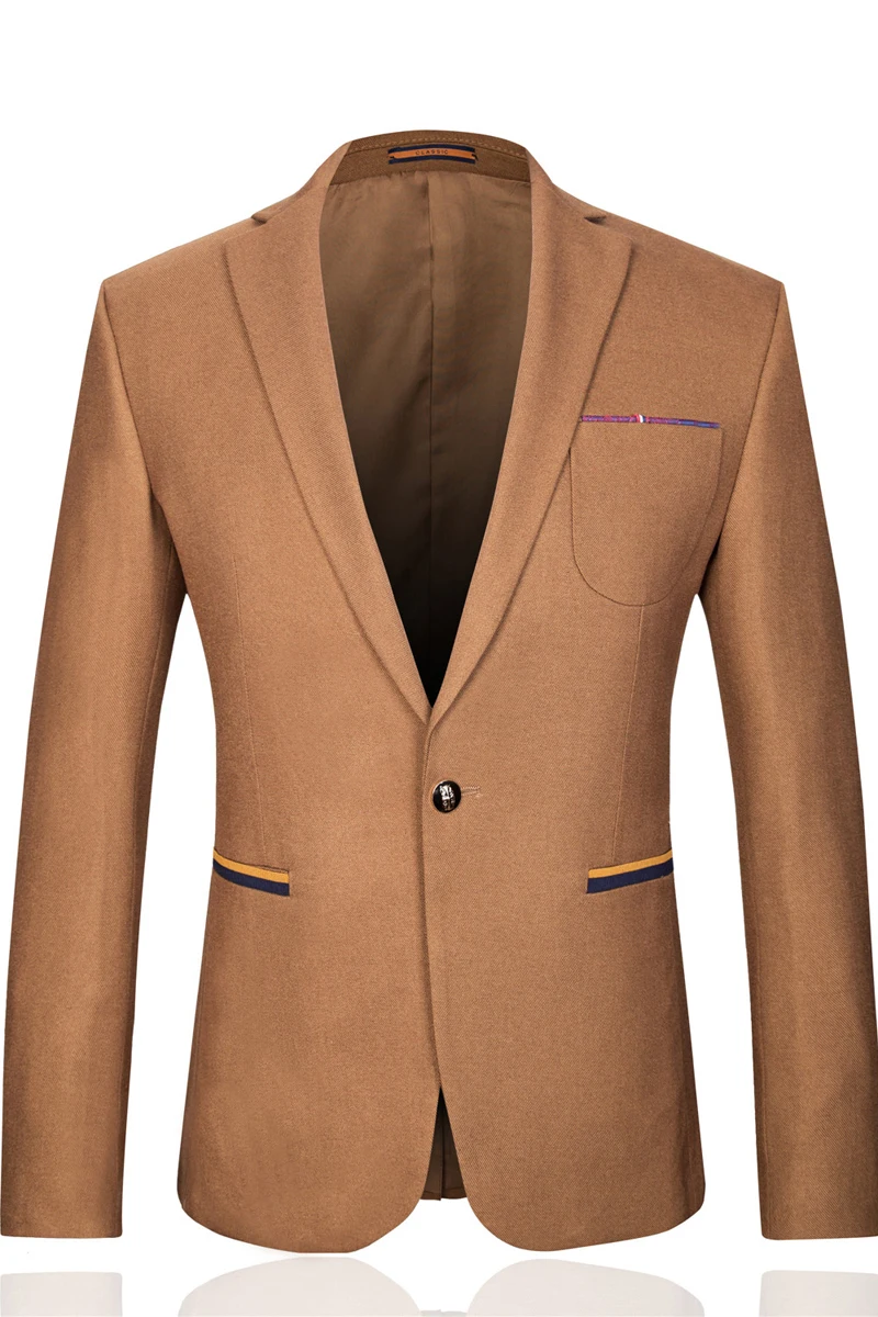 Buy Casual Suit for Men Khaki Brand Fashion Suit