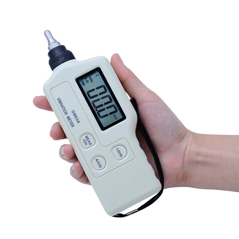 GM63A Vibration Sensor Meter Tester Portable lcd vibration meter