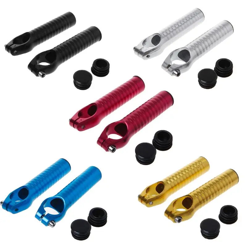 2 Pcs/Set Bicycle Bar End Handlebar Handle Aluminum Alloy Ultra Light