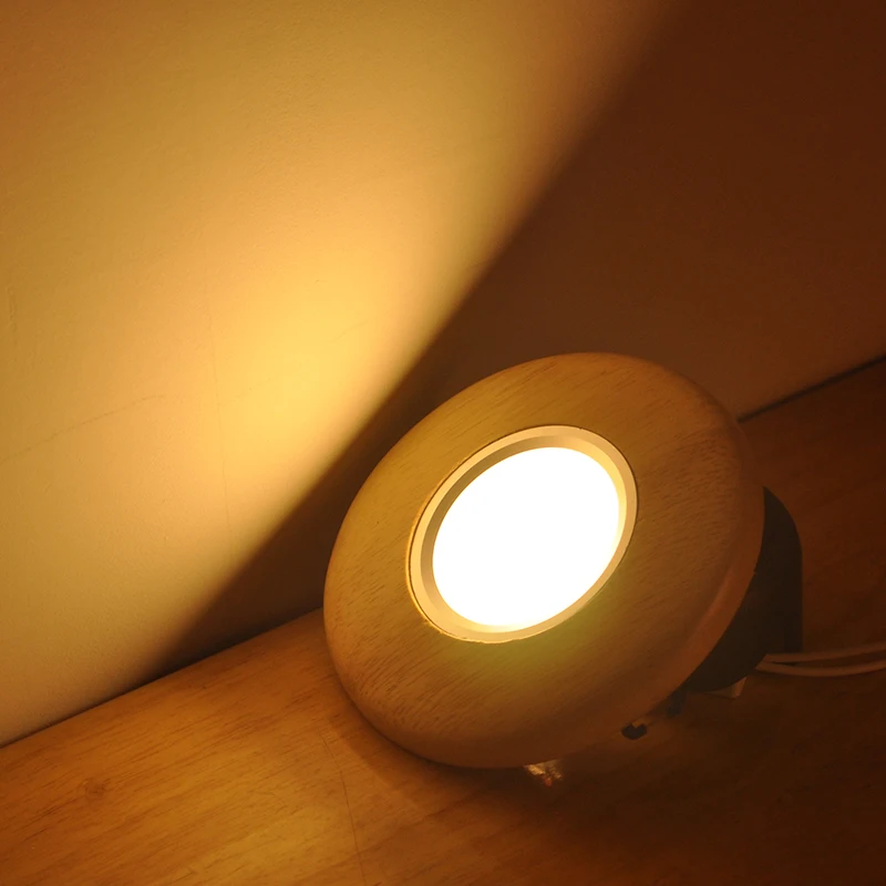 MDWELL CRI> 80 светодиодный светильник 3 Вт 5 Вт 7 Вт из толстого дерева+ алюминиевый Встраиваемый светодиодный точечный светильник, светодиодный светильник для спальни, кухни, внутреннего освещения