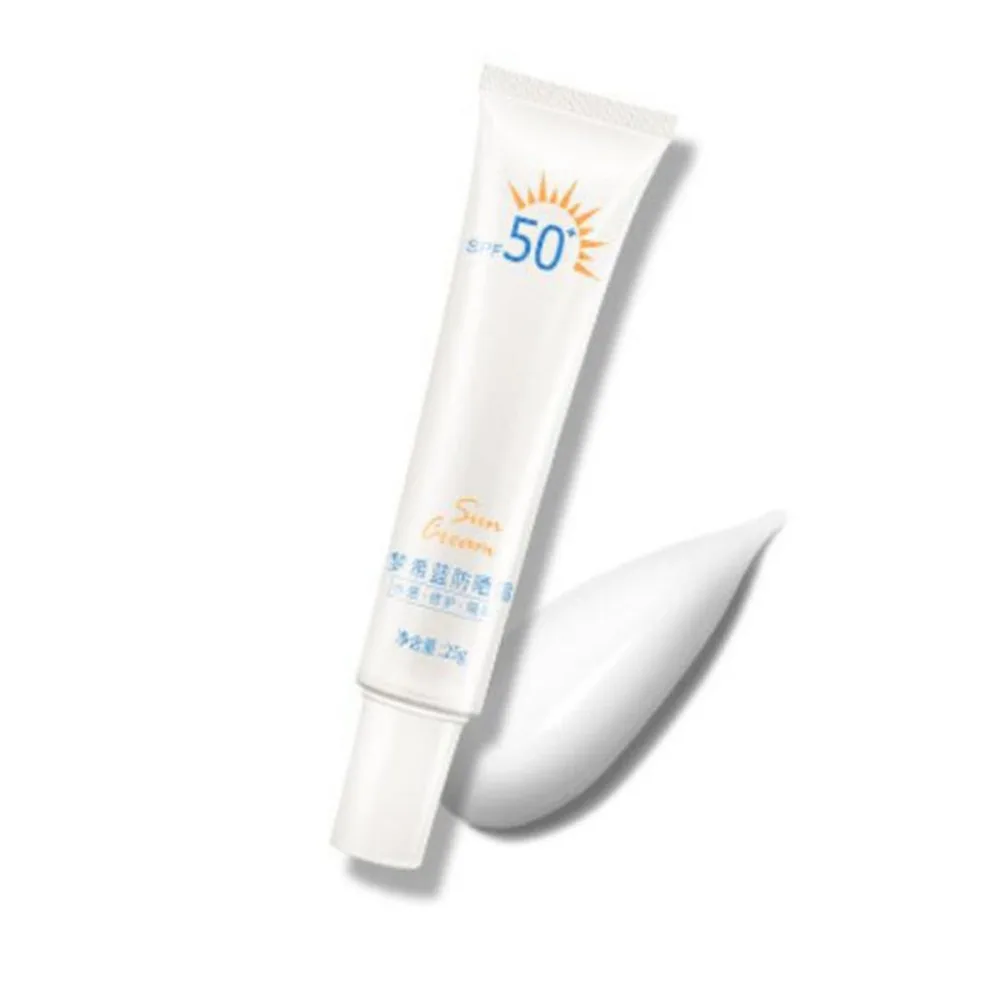 

25g Facial Sunscreen Cream Non-Greasy Oil-Free Mineral Sunscreen Waterproof SPF 50 Sun Protection Anti Sun Day Cream