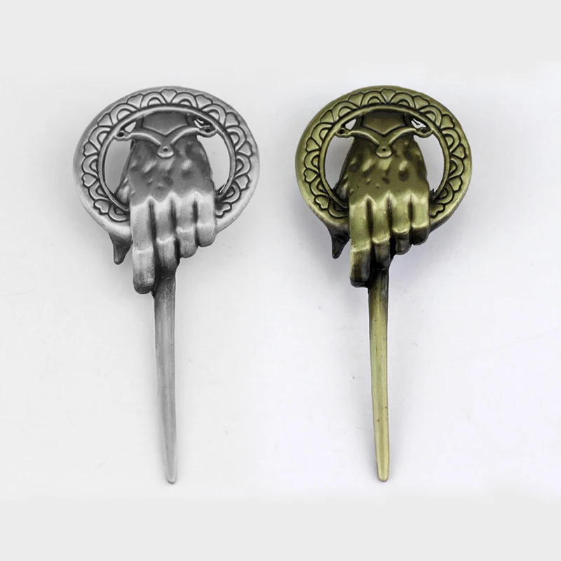 

Hot Game of Thrones Song of Ice and Fire Brooch Hand of the King Lapel Inspired Authentic Prop Pin Badge Brooches Movie Jewelry