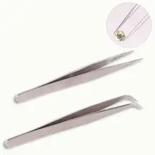 4 шт./компл. рисунки на ногтях Нержавеющая сталь Пинцет ногти искусство Изогнутые Прямой Инструменты щипцы кусачки пинцеты комплекты NShopping
