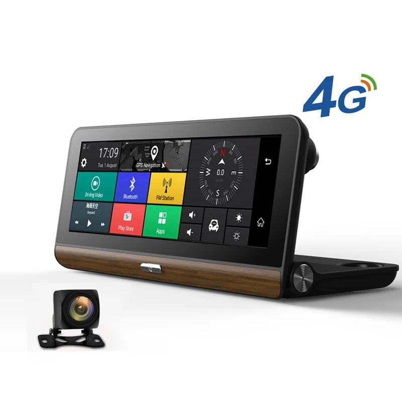 8 дюймов 4G Android двойной объектив Автомобильный видеорегистратор gps навигатор ADAS Full HD 1080P видеорегистратор авто видео регистратор навигация рекордер E03