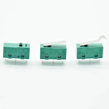 

5PCS Limit Switch For 3D Printer 3 Pin N/O N/C Micro Limit Switch 3D Printer Accessories Free Shipping Green Endstop