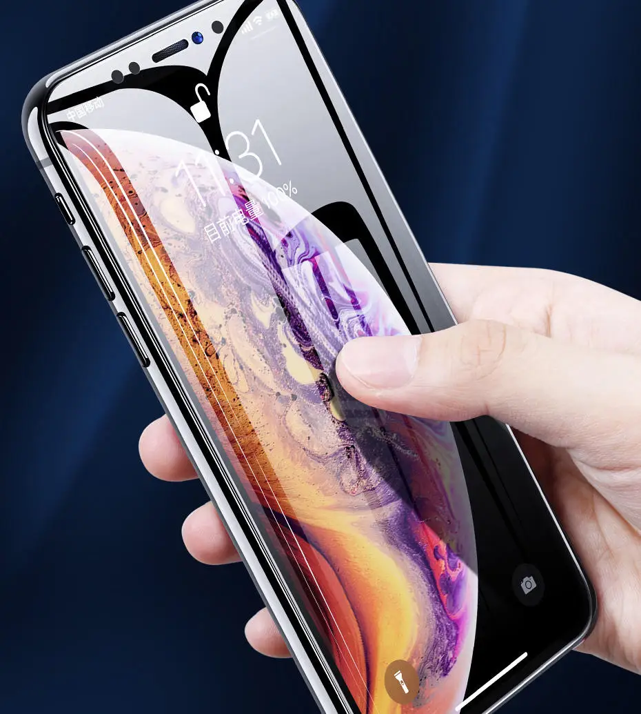 ZNP, мягкая Гидрогелевая Защитная пленка для iPhone X, XR, XS, Max, Защита экрана для iPhone 6, 6s, 7, 8 Plus, X пленка(не стекло