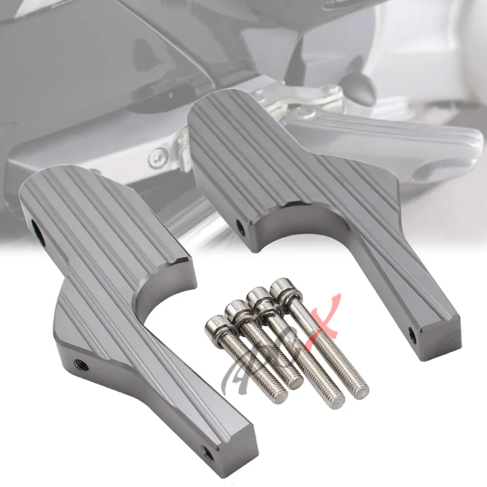New Passenger Foot Peg Extensions Extended Footpegs For Vespa GT GTS