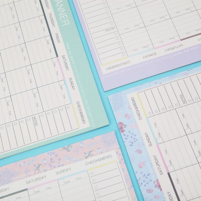 

Monthly Paper Pad 20 Sheets DIY Planner Desk Agenda Gift School Office Supplies